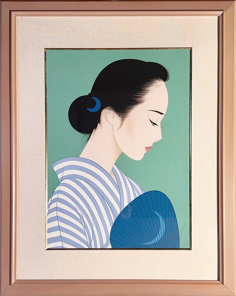 鉛筆画 「なれない浴衣」作品Ｎｏ．100 5010245411_5_720x.jpg?v=1716535329